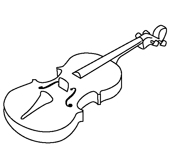 viola coloring page