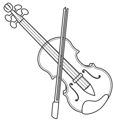 viola coloring page