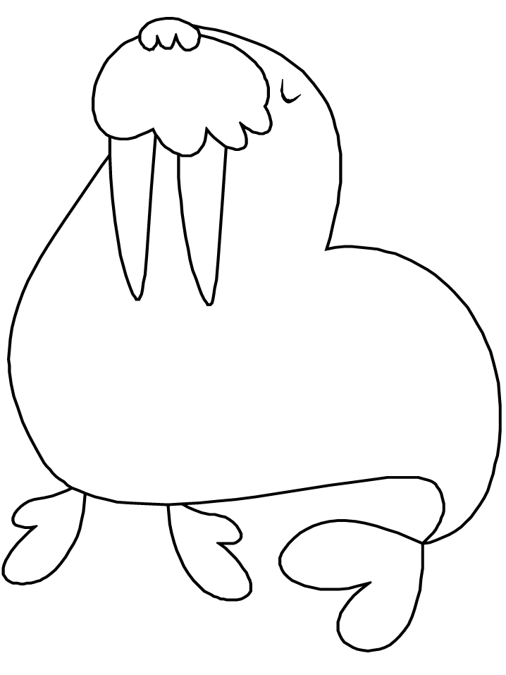 Walrus Coloring Page