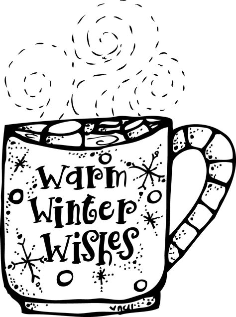 warm winter wishes coloring pages