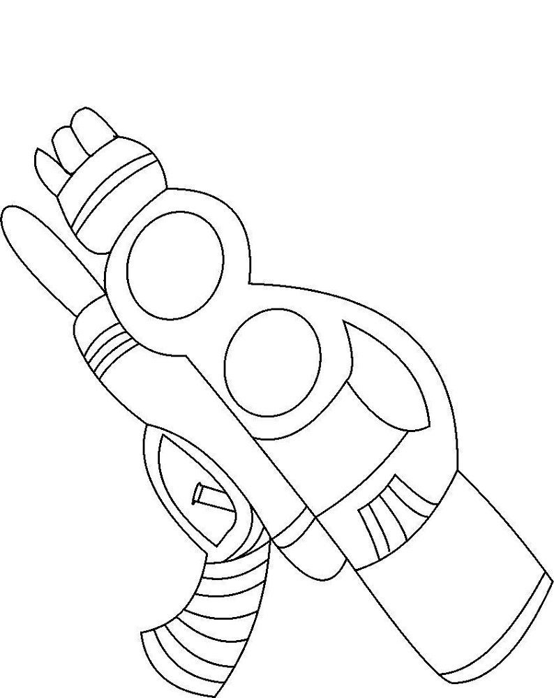water blaster float coloring pages
