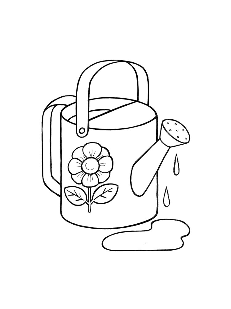 water can coloring pages