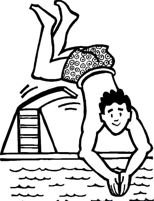 water coloring pages jump it up
