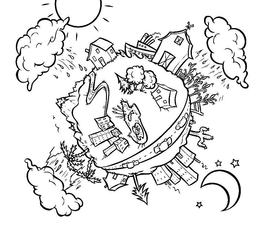 water conservation coloring pages hd