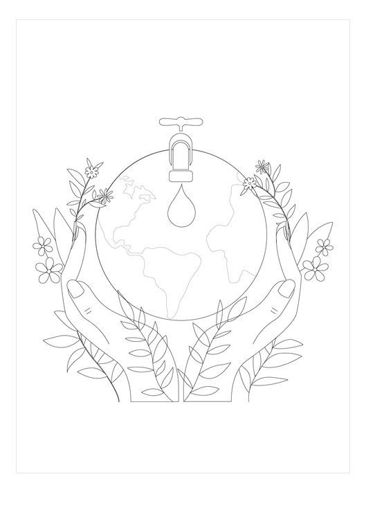 water conservation coloring pages