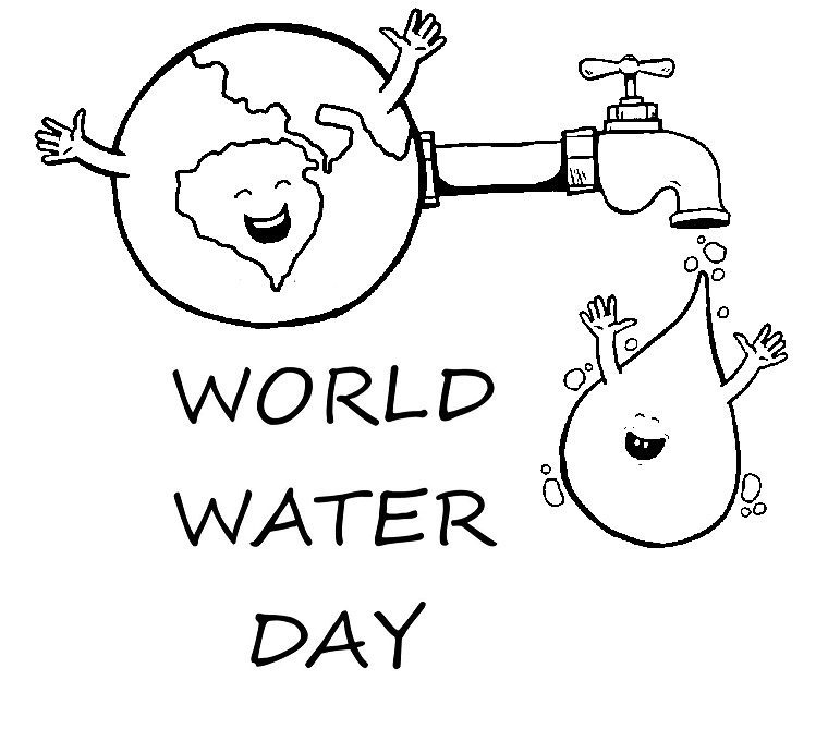 water day coloring pages