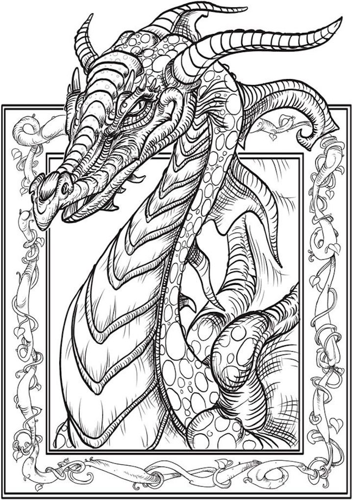 water dragon mythical dragon dragon coloring pages for adults