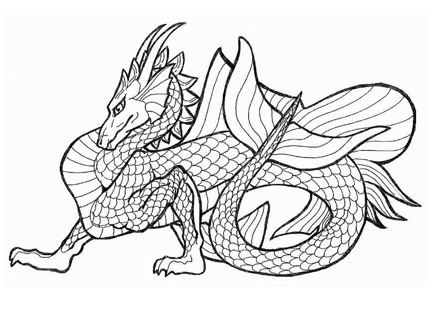 water dragon sea dragon dragon coloring pages