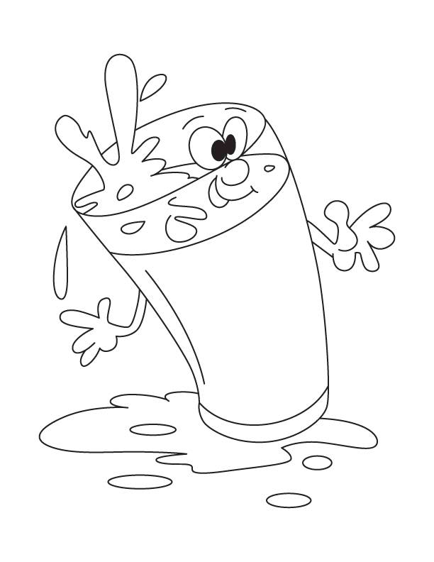 water dripping coloring pages
