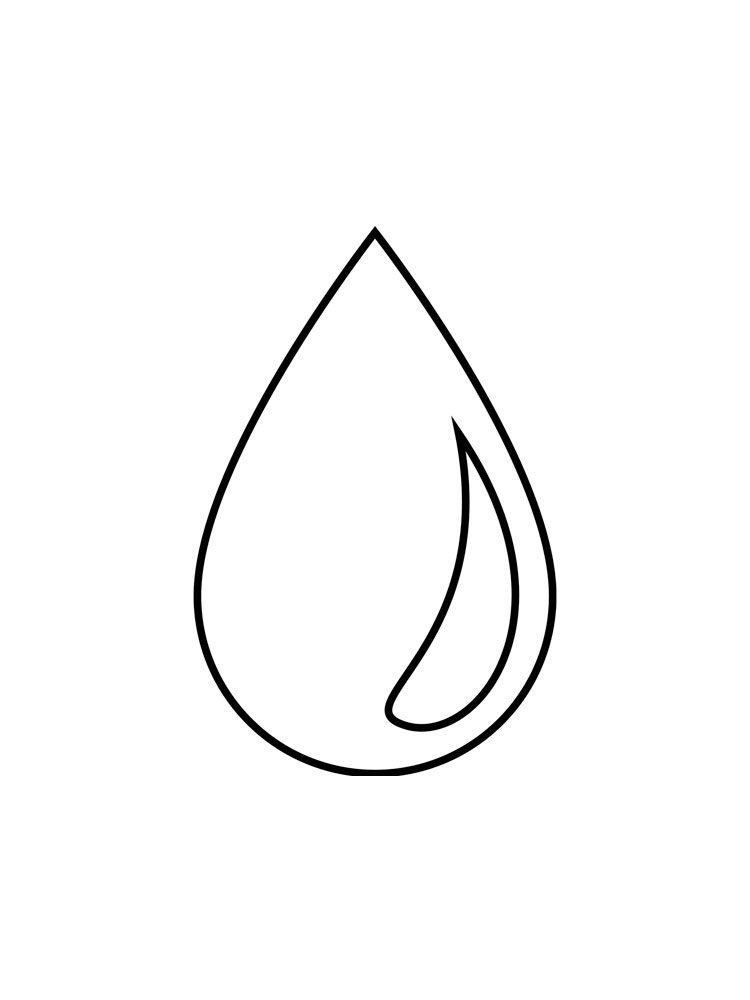 water drop coloring pages