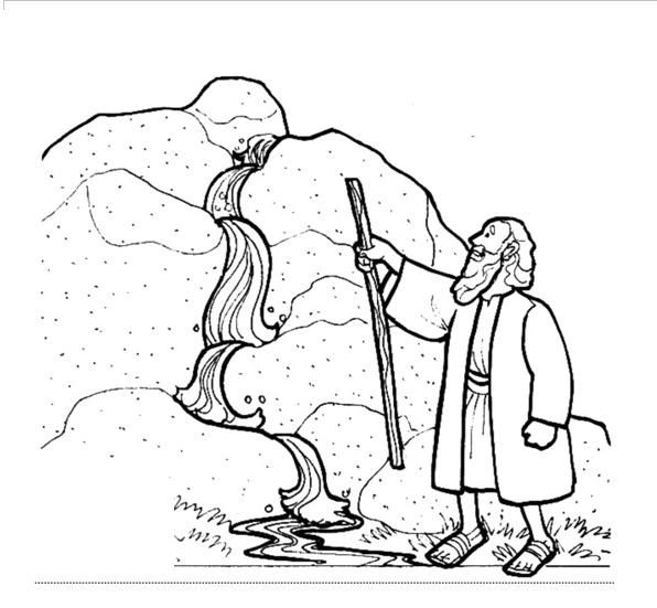 water in the desert bible coloring pages