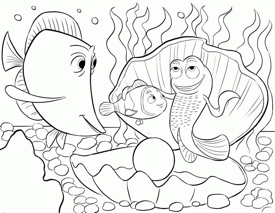 water life coloring pages