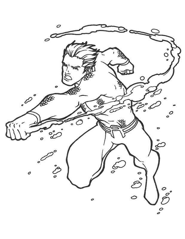 water man coloring pages