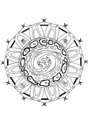 Water Mandala Coloring Pages &amp; coloring book. 6000+ coloring pages.