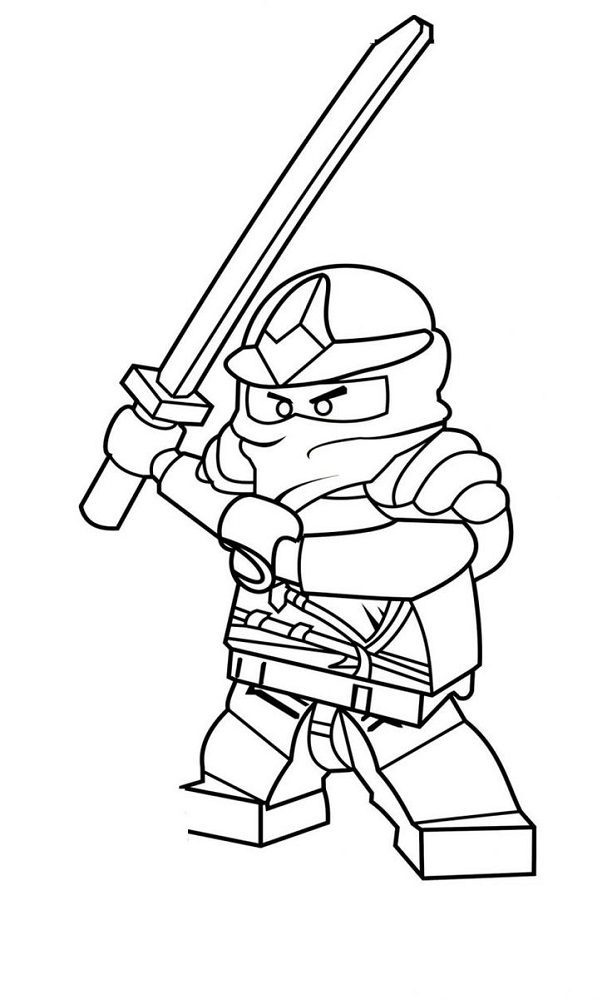 water ninja coloring pages