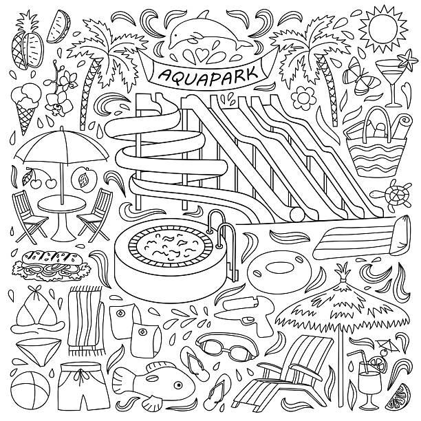 water park coloring pages