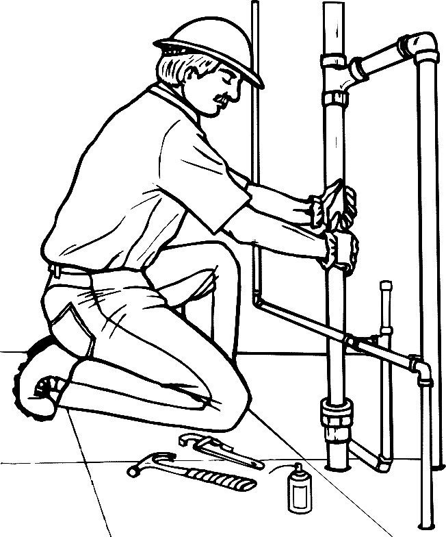 water pipe coloring pages