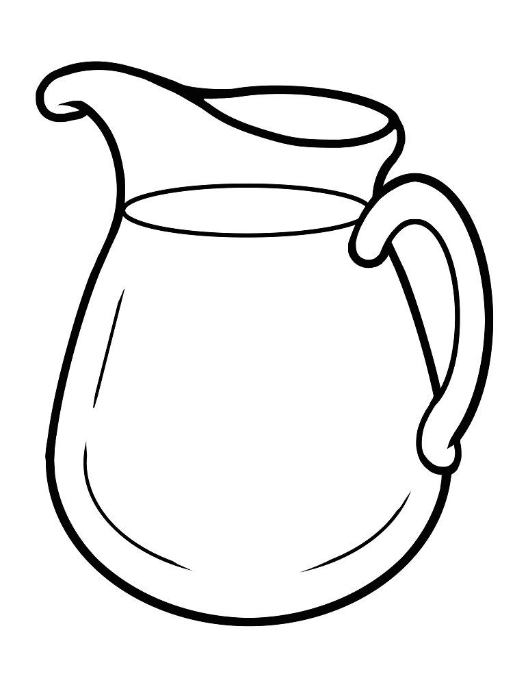water pitcher coloring pages