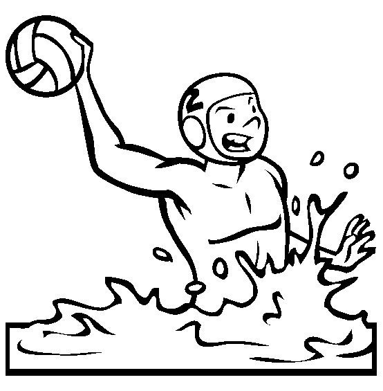 water polo balls coloring pages