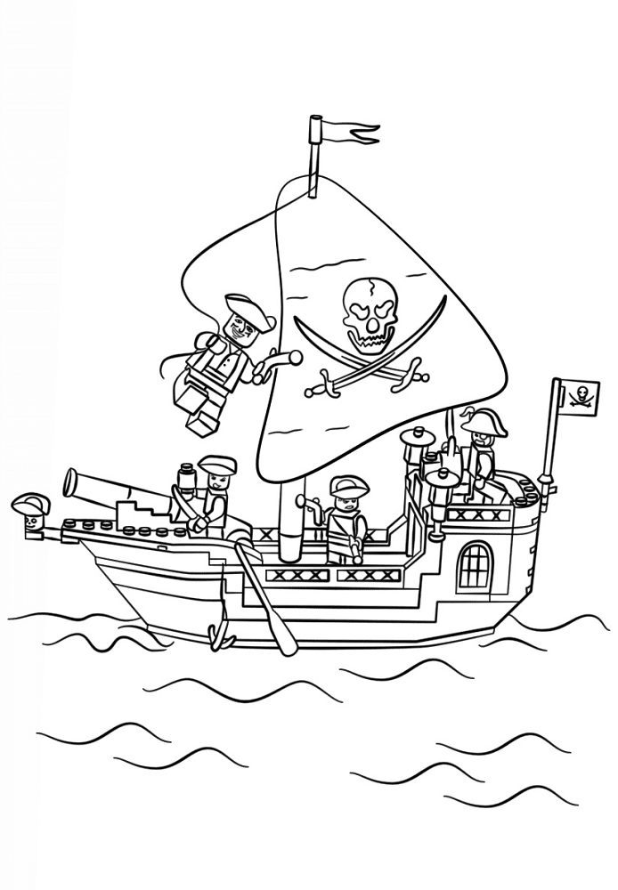 water powers coloring pages lego