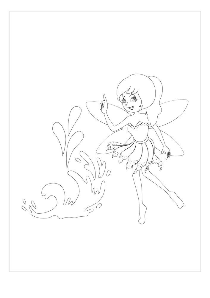 water powers coloring pages
