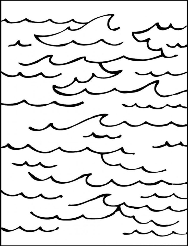 water texture coloring pages