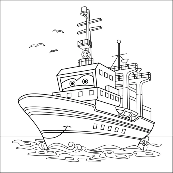 water transport coloring pages