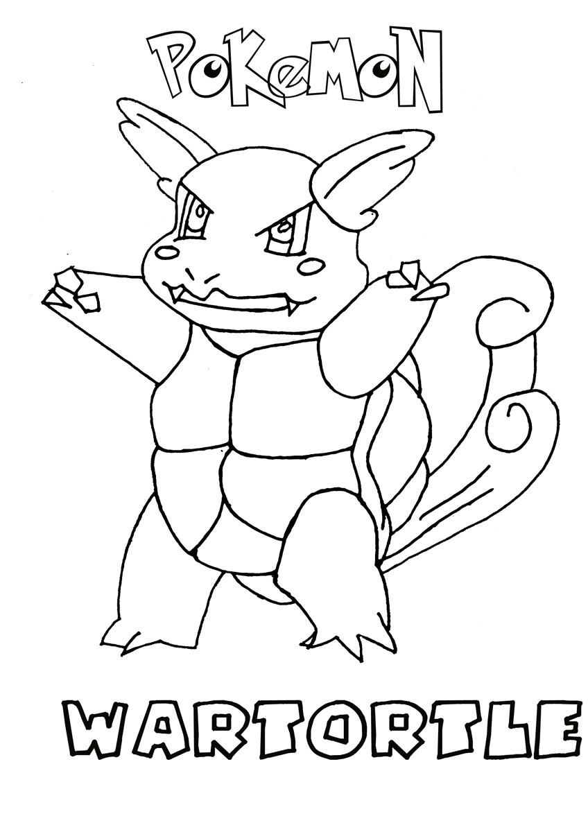 water type pokemon coloring pages