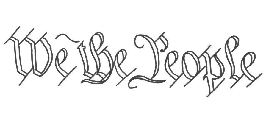 we the people coloring page