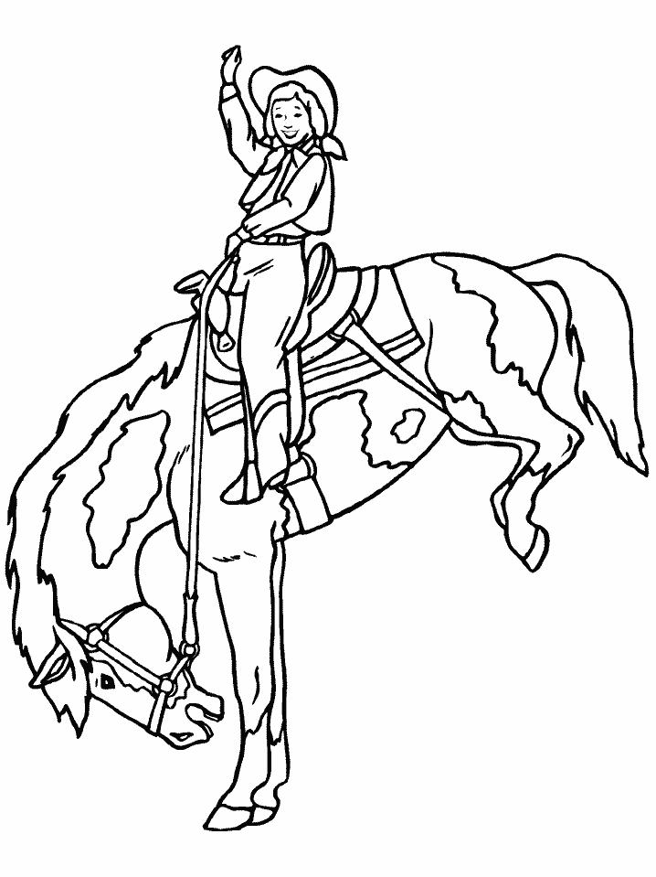 Western Coloring Page