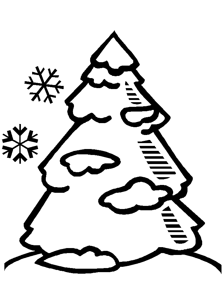 Winter Christmas Tree