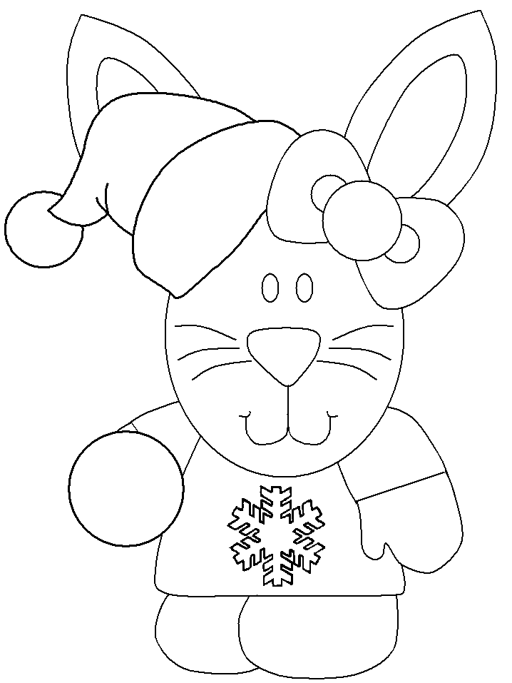Winter Bunny Cartoon
