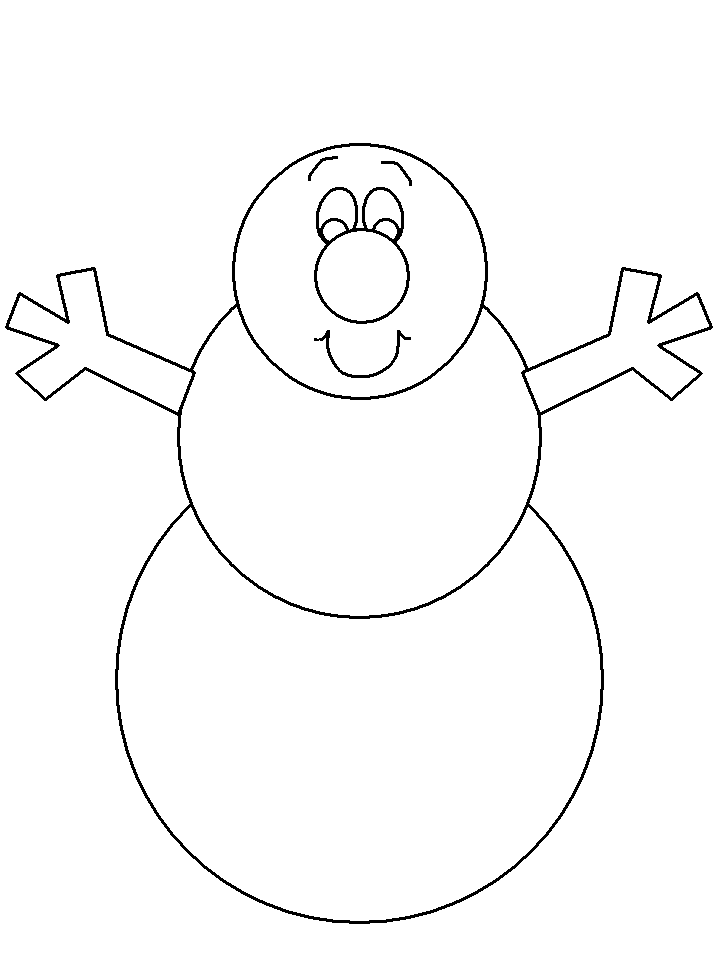 Cartoon Snowman