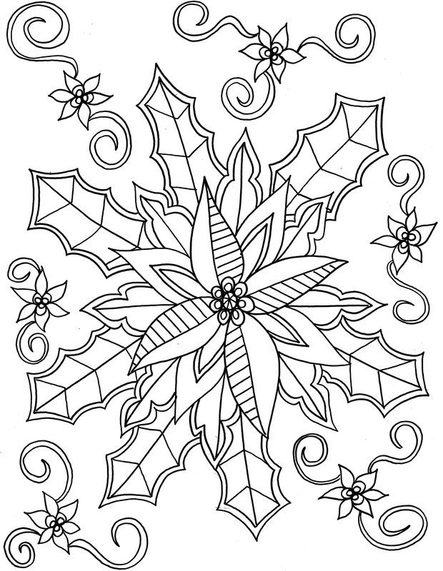 winter art coloring pages
