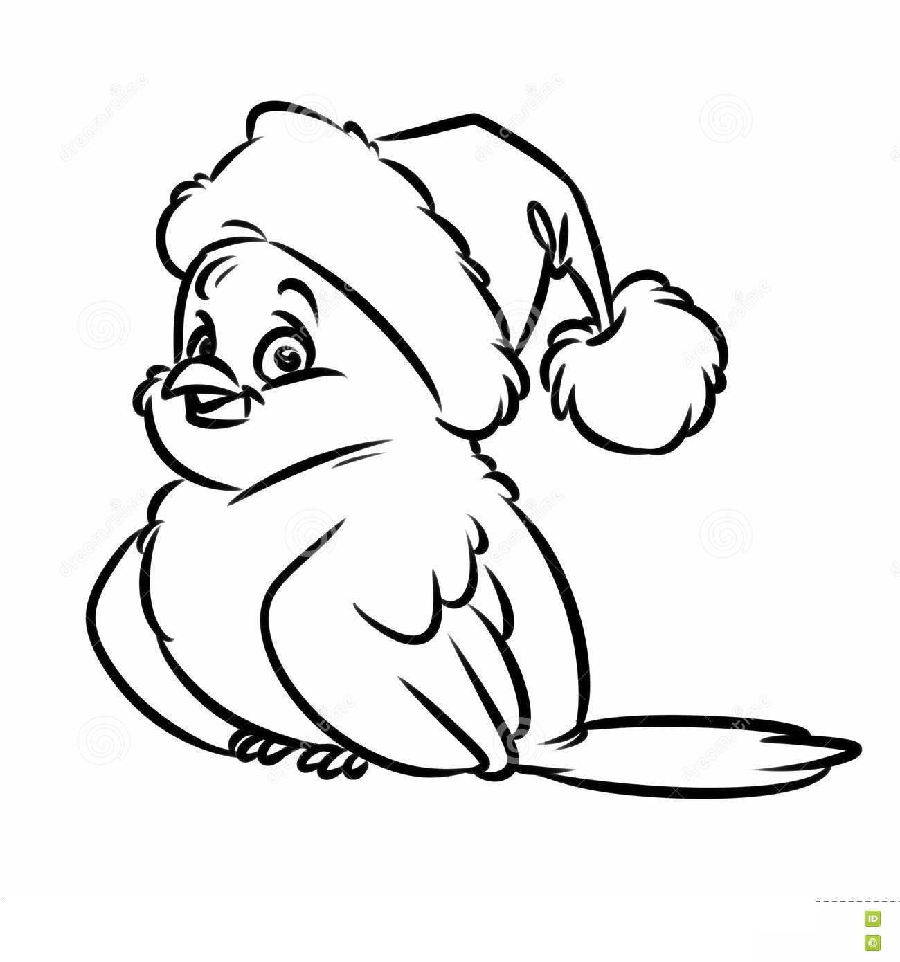 winter coloring pages character