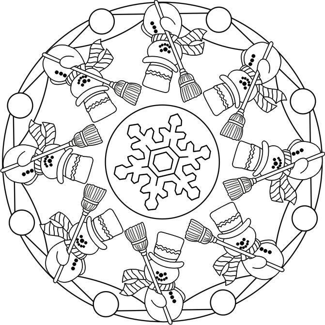 winter coloring pages for adults printable