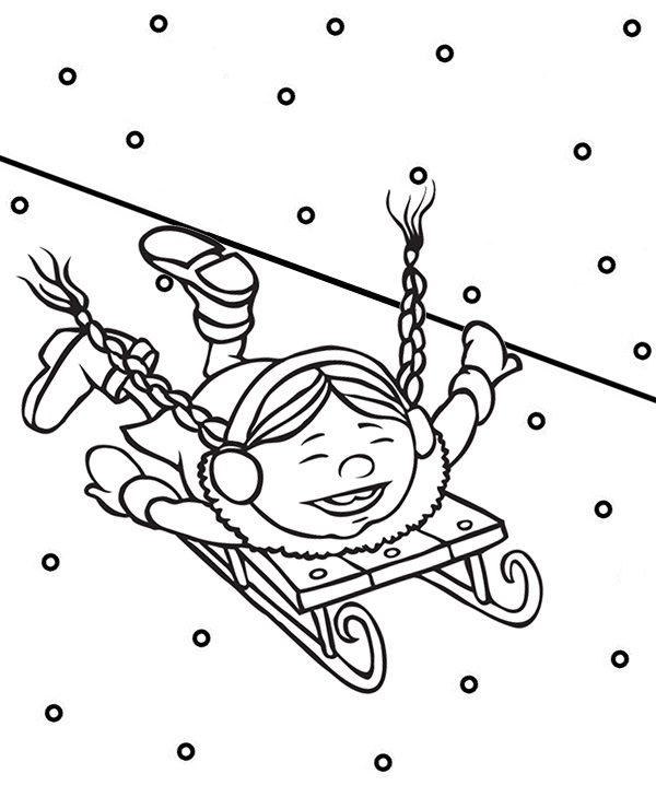 winter coloring pages for kinder free printables