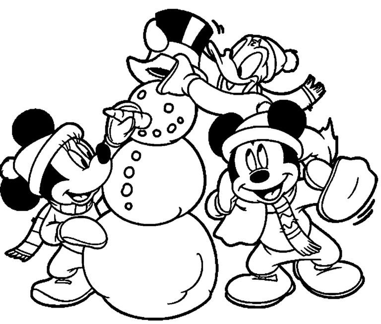 Winter Coloring Pages For Pre K & book for kids.