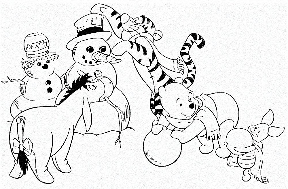 winter coloring pages for teens