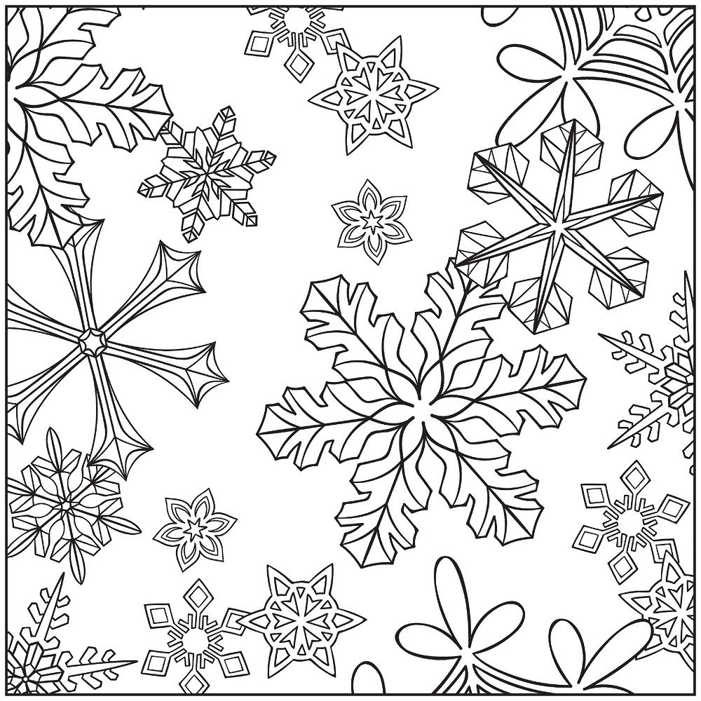 winter coloring pages free