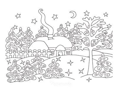 winter coloring pages printable free