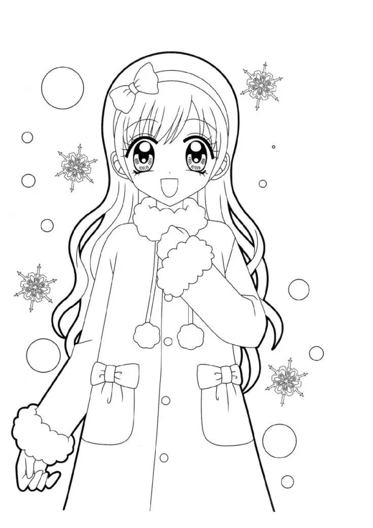 winter-cute-girl-coloring-pages