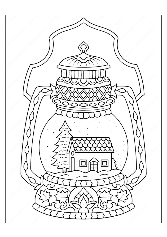 winter full size coloring pages for teenatger