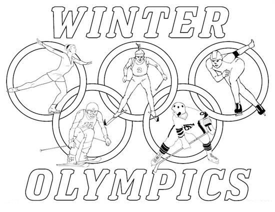 winter olympics 2022 coloring pages