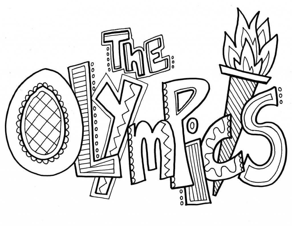 winter olypic coloring pages