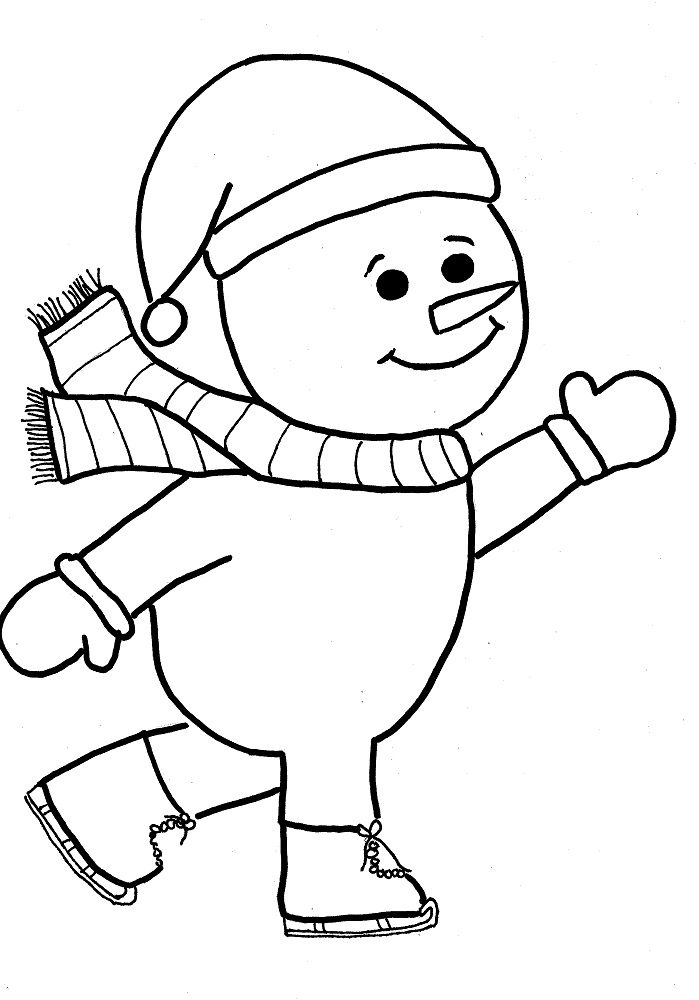 winter print out coloring pages