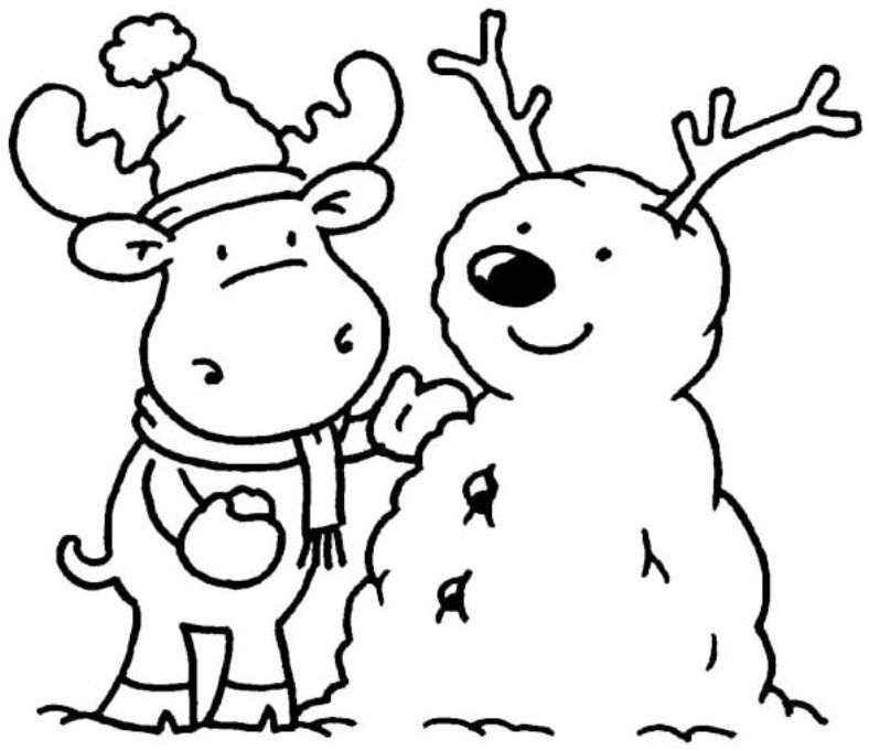 winter printable coloring pages