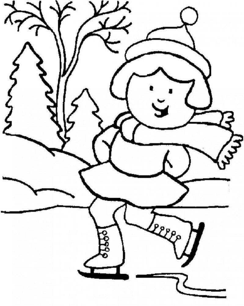 winter season coloring pages