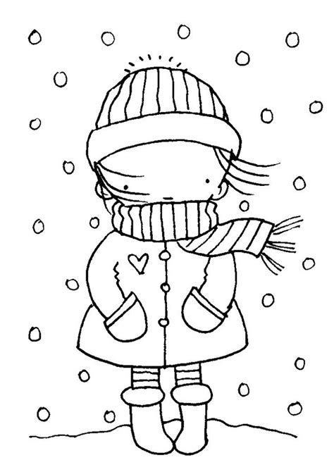 winter season easy winter coloring pages for kids