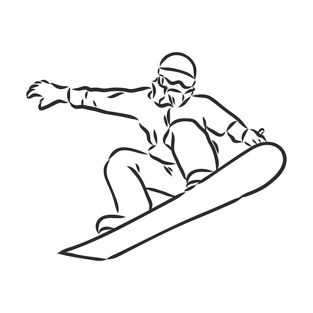 winter sport coloring pages